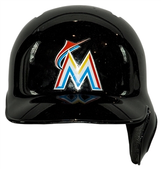 2015 Jose Fernandez Game Used Miami Marlins Helmet (MLB Authenticated)